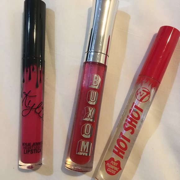 Flirtatious Lip Kit - Kylie Cosmetics, Buxom, Hot Shot
